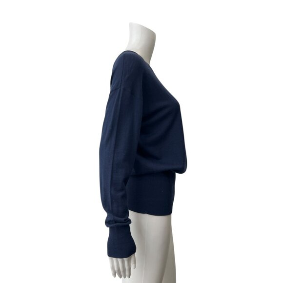 Vince Blue Wool Pullover Jumper Knit Sweater size Small - Picture 3 of 8